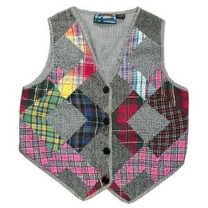 Shaver Lake Vintage Patchwork Quilted Women's Vest